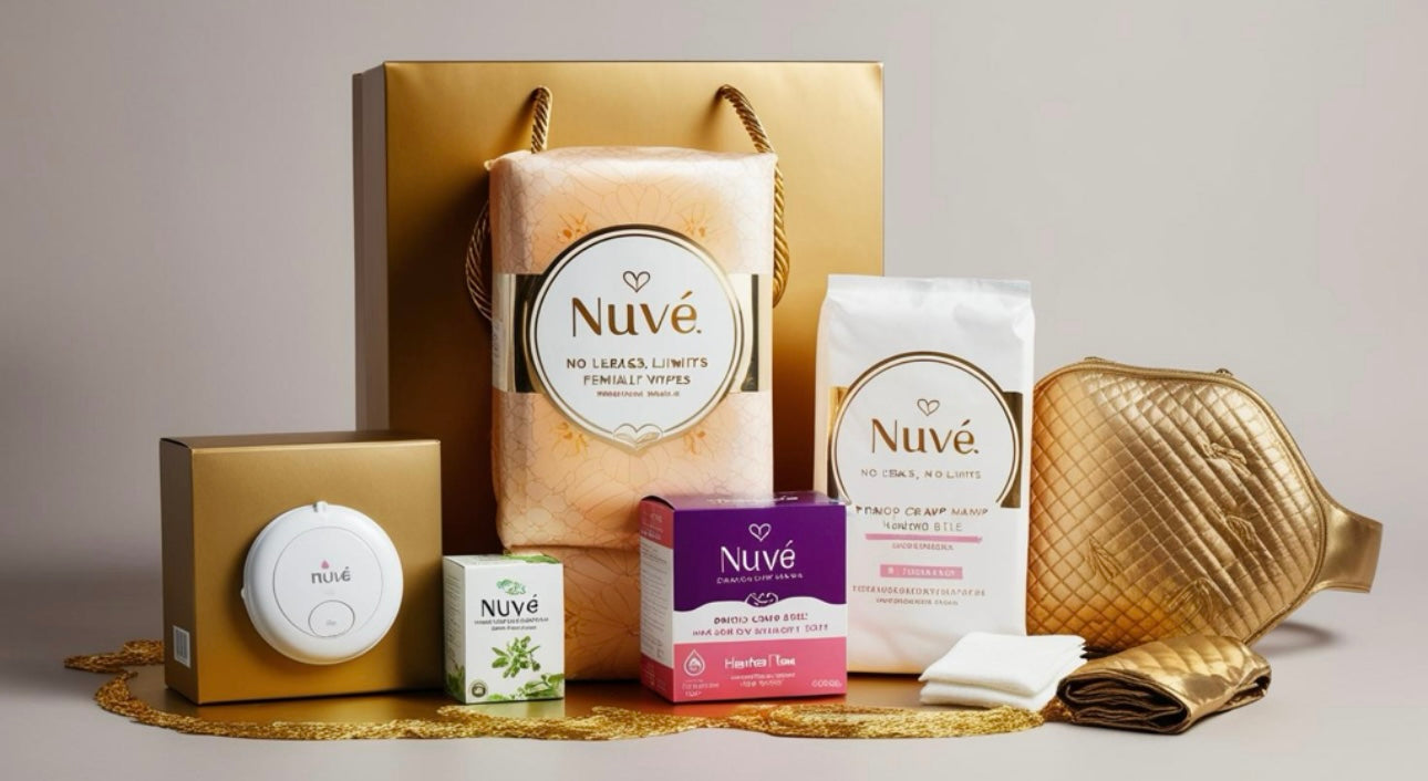 NǔvéLǔx Period Relief Kit for Women – PMS & Cramp Relief Essentials