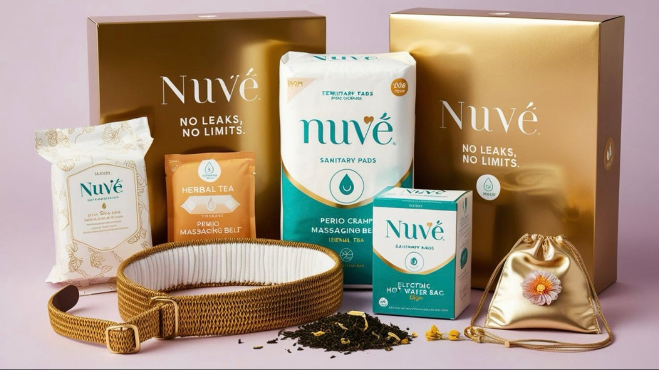 NǔvéLǔx Period Relief Kit for Women – PMS & Cramp Relief Essentials