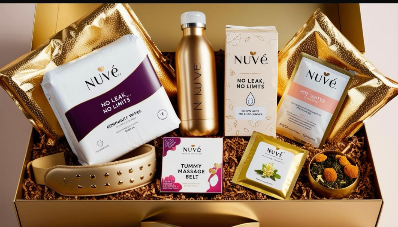 NǔvéLǔx Period Relief Kit for Women – PMS & Cramp Relief Essentials